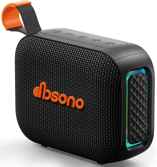 Powerful 10W waterproof Bluetooth speaker with colorful LED lights