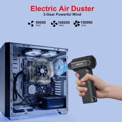 Cordless Air Duster Vacuum Cleaner 150000RPM Powerful Blower encalife