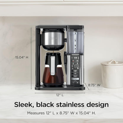 Hot Iced Coffee Maker with Frother encalife