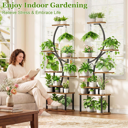 Grow lights for indoor plant | 2-Pack Plant Stand encalife