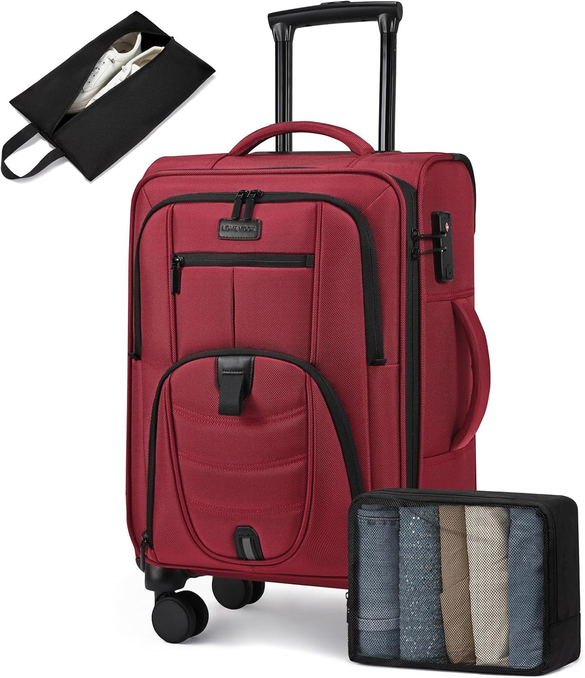 Business Carry On luggage With Laptop Compartment encalife