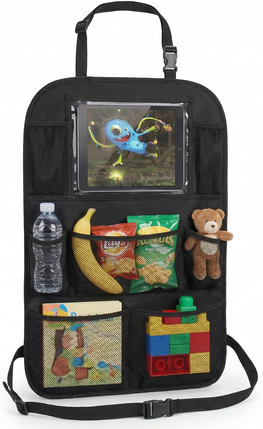 Heavy Duty Backseat Car Organizer with Tablet Holder encalife