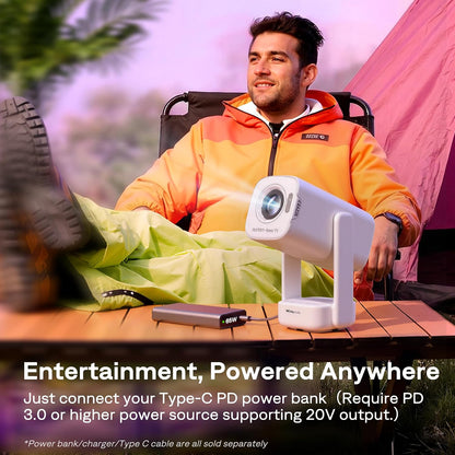 Portable Bedroom Cinema Experience Projector encalife