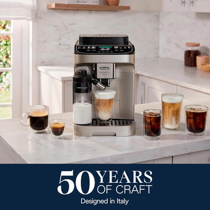 Automatic Espresso Machine with Hot &amp; Cold Frother encalife