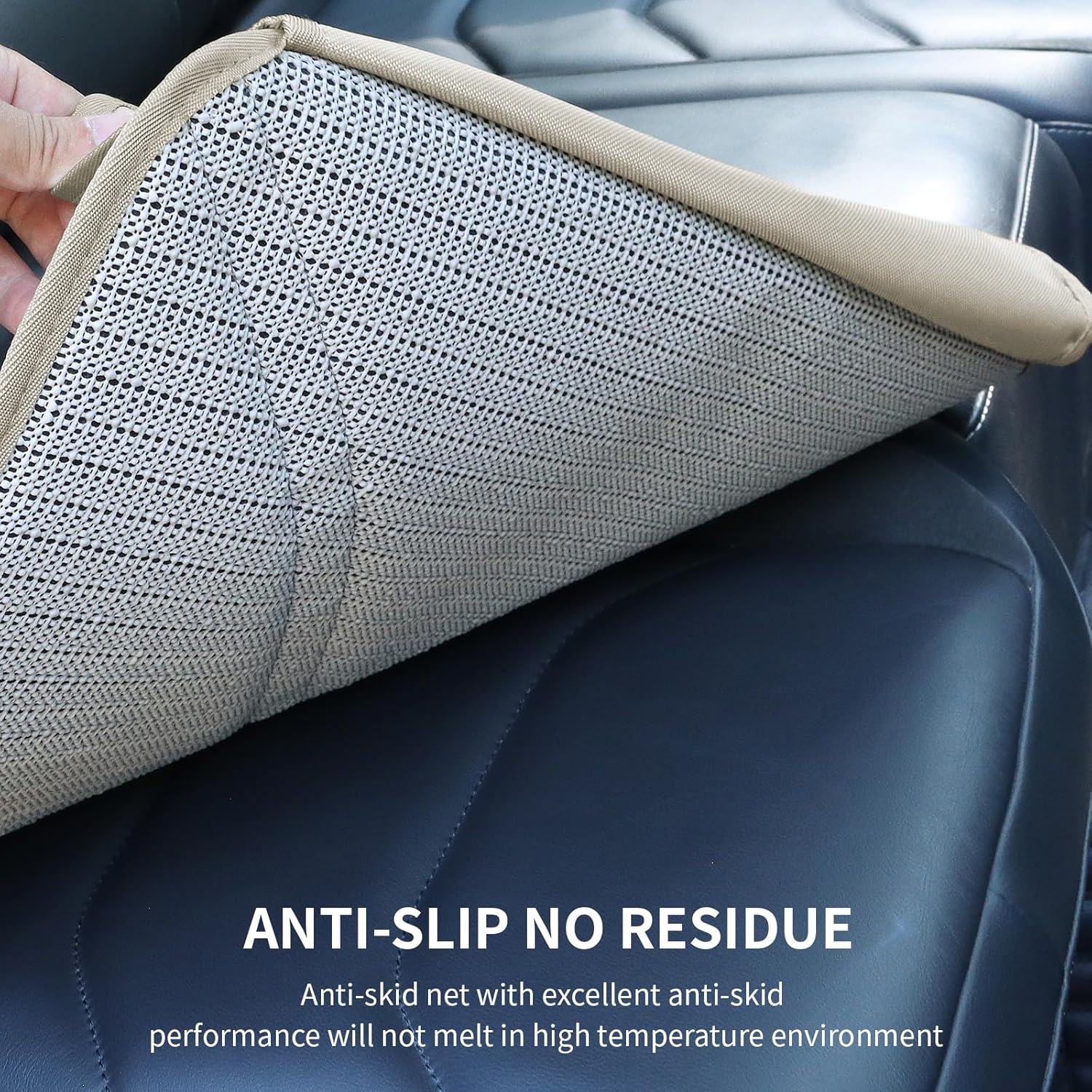 Waterproof Back Seat Car Protector Kick Mat with Pockets encalife