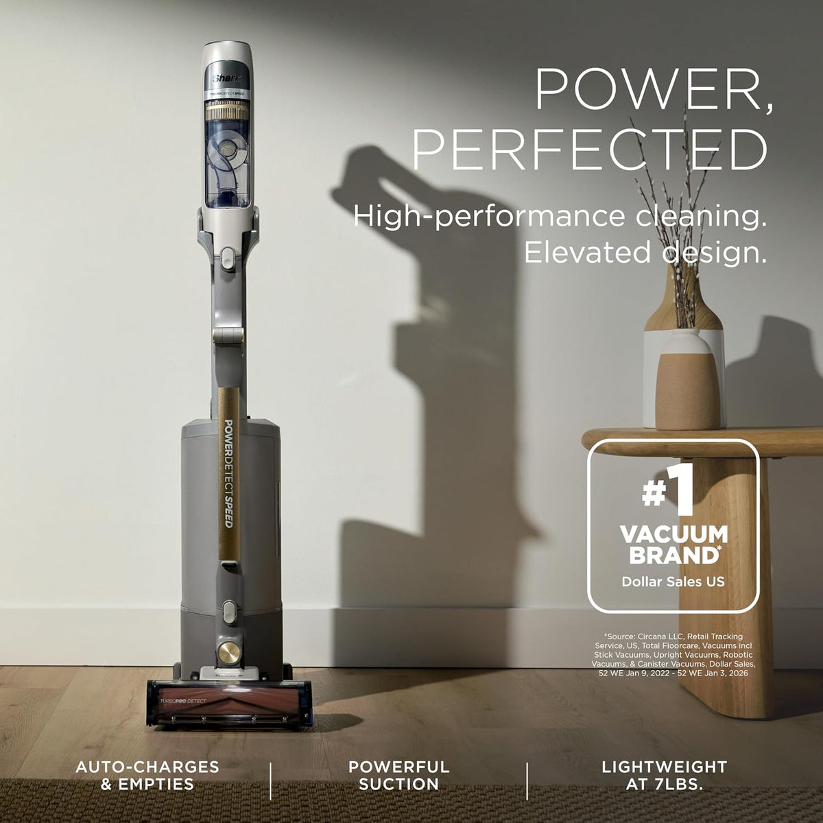 Smart Self Emptying Cordless Vacuum Cleaner encalife