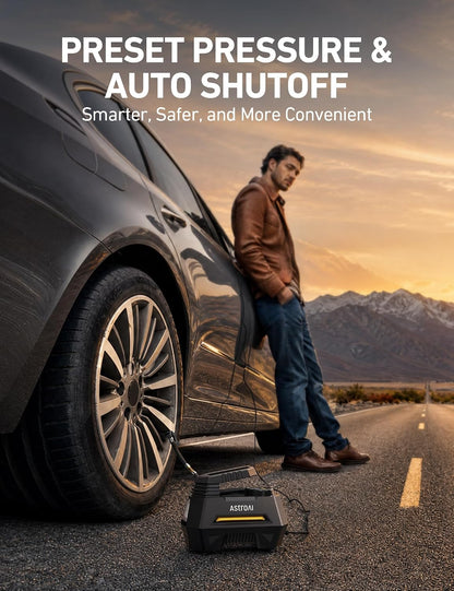 Portable Tire Inflator For Fast Roadside Emergencies encalife