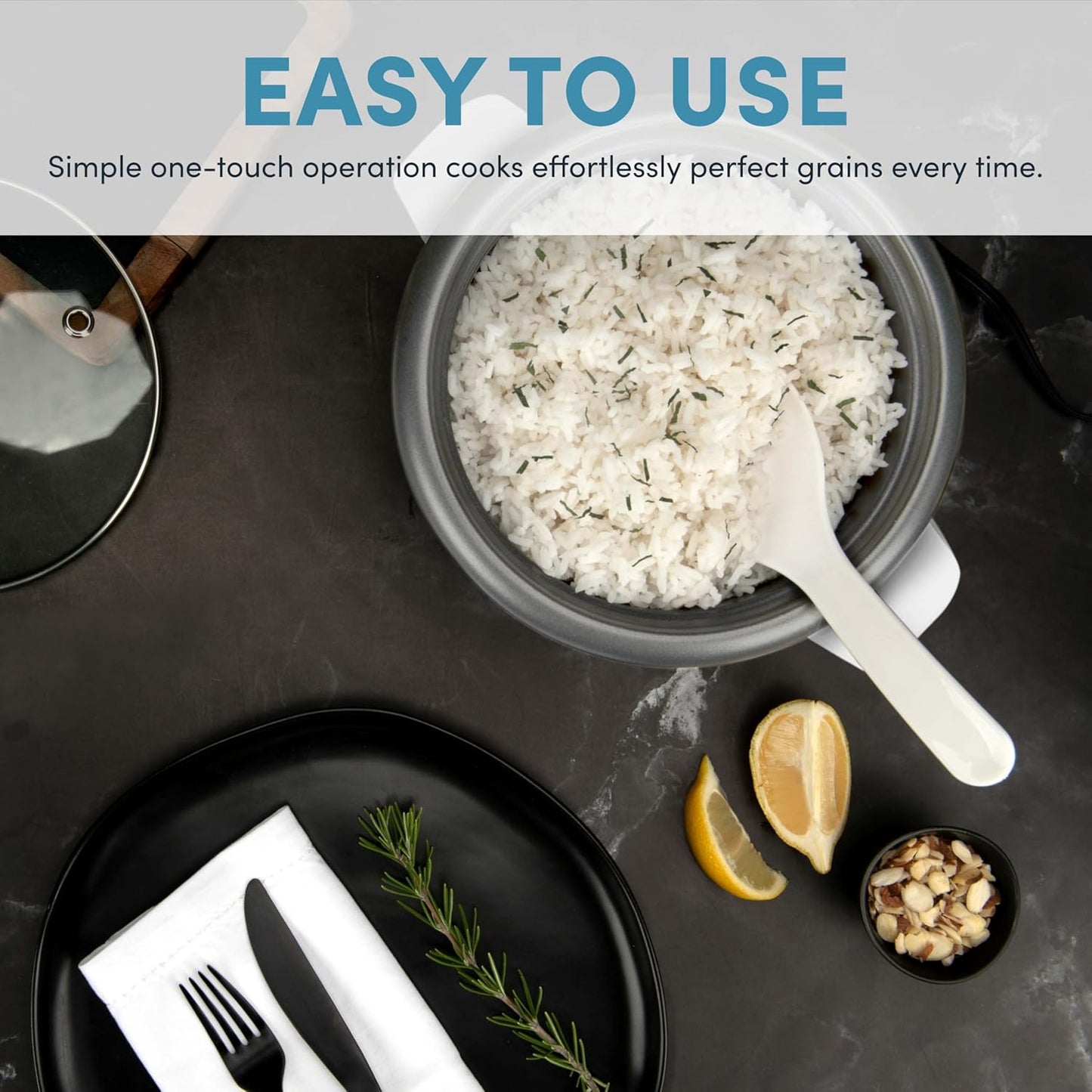 AROMA 3-Cup I Mini Rice Cooker encalife
