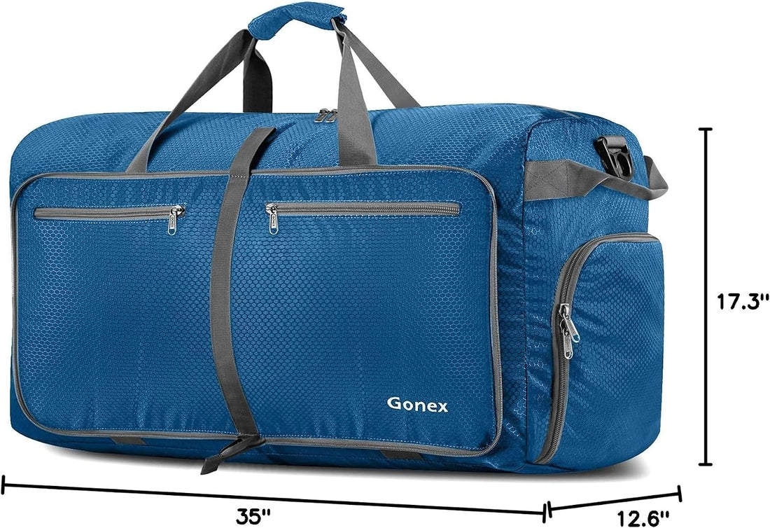 Foldable Travel Duffle with Shoe Compartment | Carry on luggage encalife