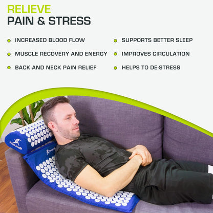 Acupressure Mat Set For Deep Muscle Relaxation encalife