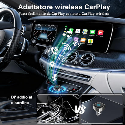 Wireless CarPlay Adapter Mini Grey encalife