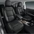 Modern car interior with premium memory foam front seat covers