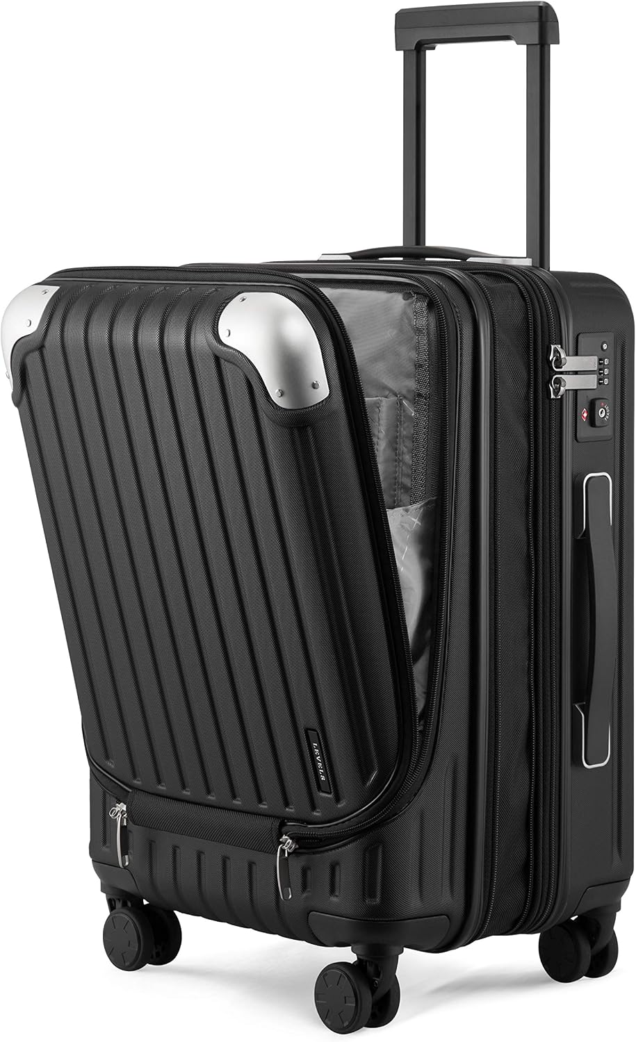 Expandable Carry On luggage With Laptop Compartment encalife