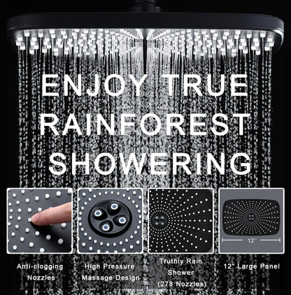 High Pressure Rain I Handheld Shower Head Combo encalife