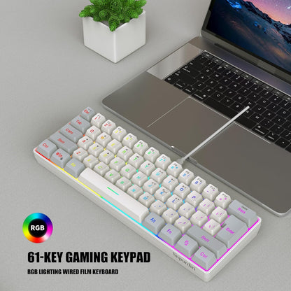 Pro Gaming Keyboard I 60% RGB Wired encalife