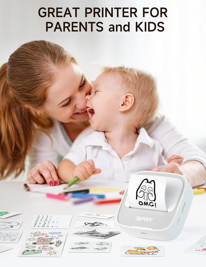 Pocket Bluetooth Sticker Printer for Instant Organization encalife