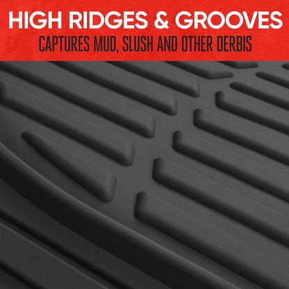 Universal Trim-to-Fit All-Weather Car Floor Mats encalife