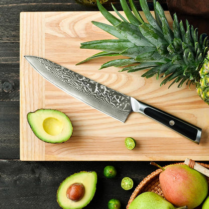 Damascus Chef Knife | 8 Inch Japanese Kitchen Knife encalife