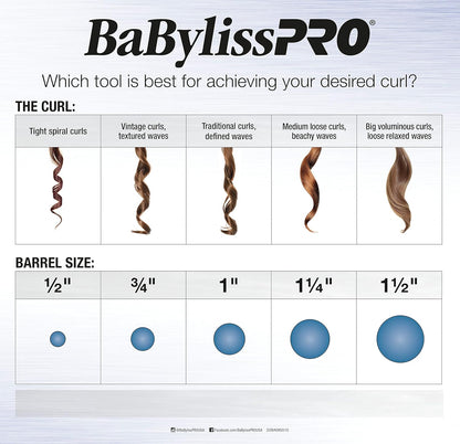 Ceramic Curling Iron | BaBylissPRO Professional Hair Curler encalife