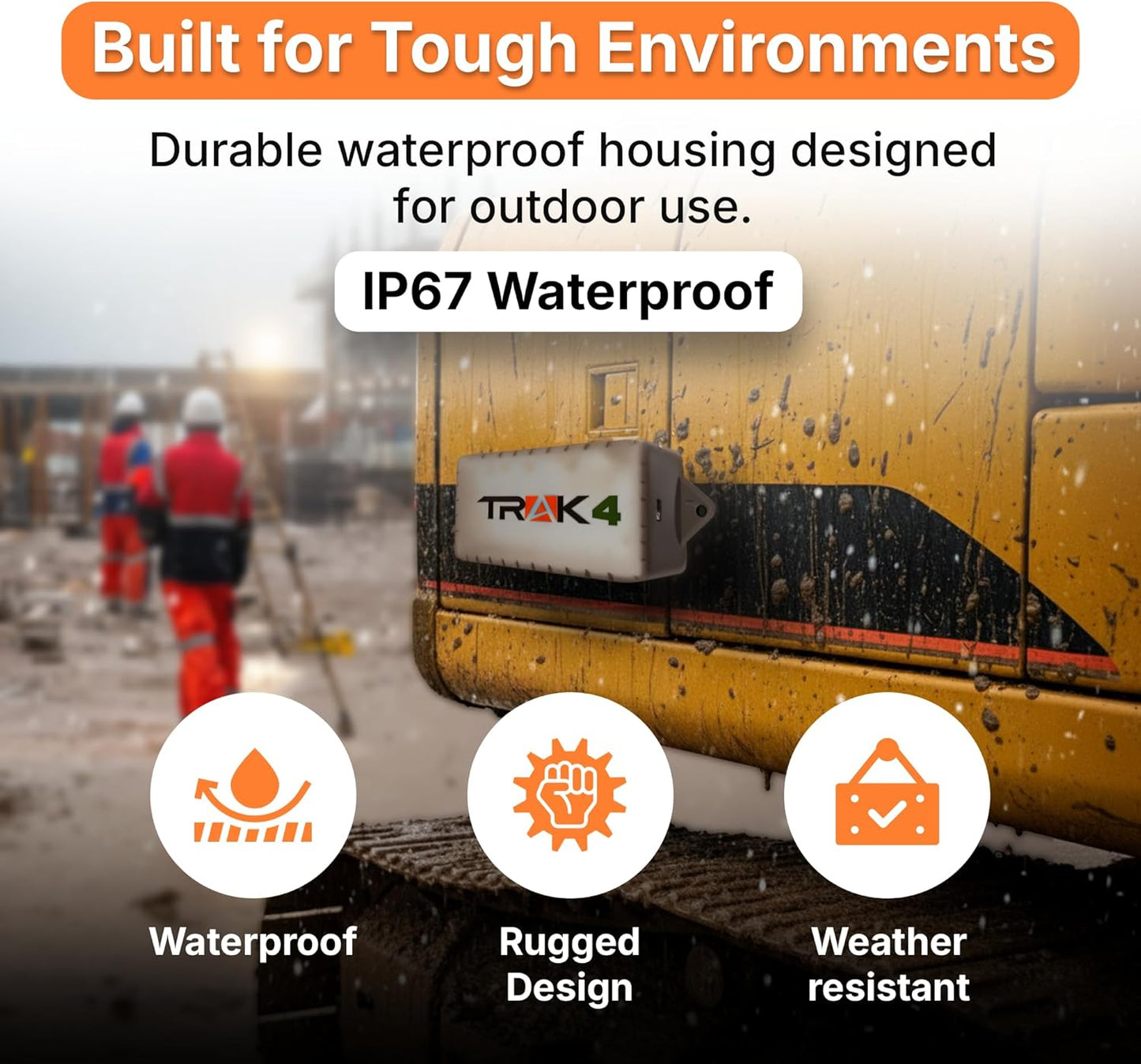 GPS Vehicle Tracker Real-Time 4G Magnetic I Waterproof Asset Tracker encalife