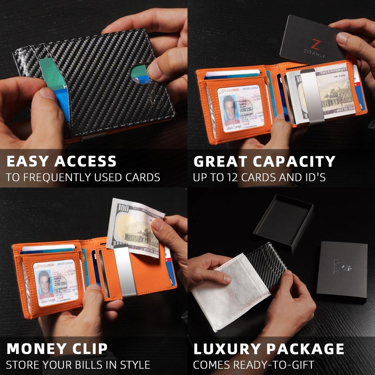 Wallets for Men I Zitahli Leather encalife