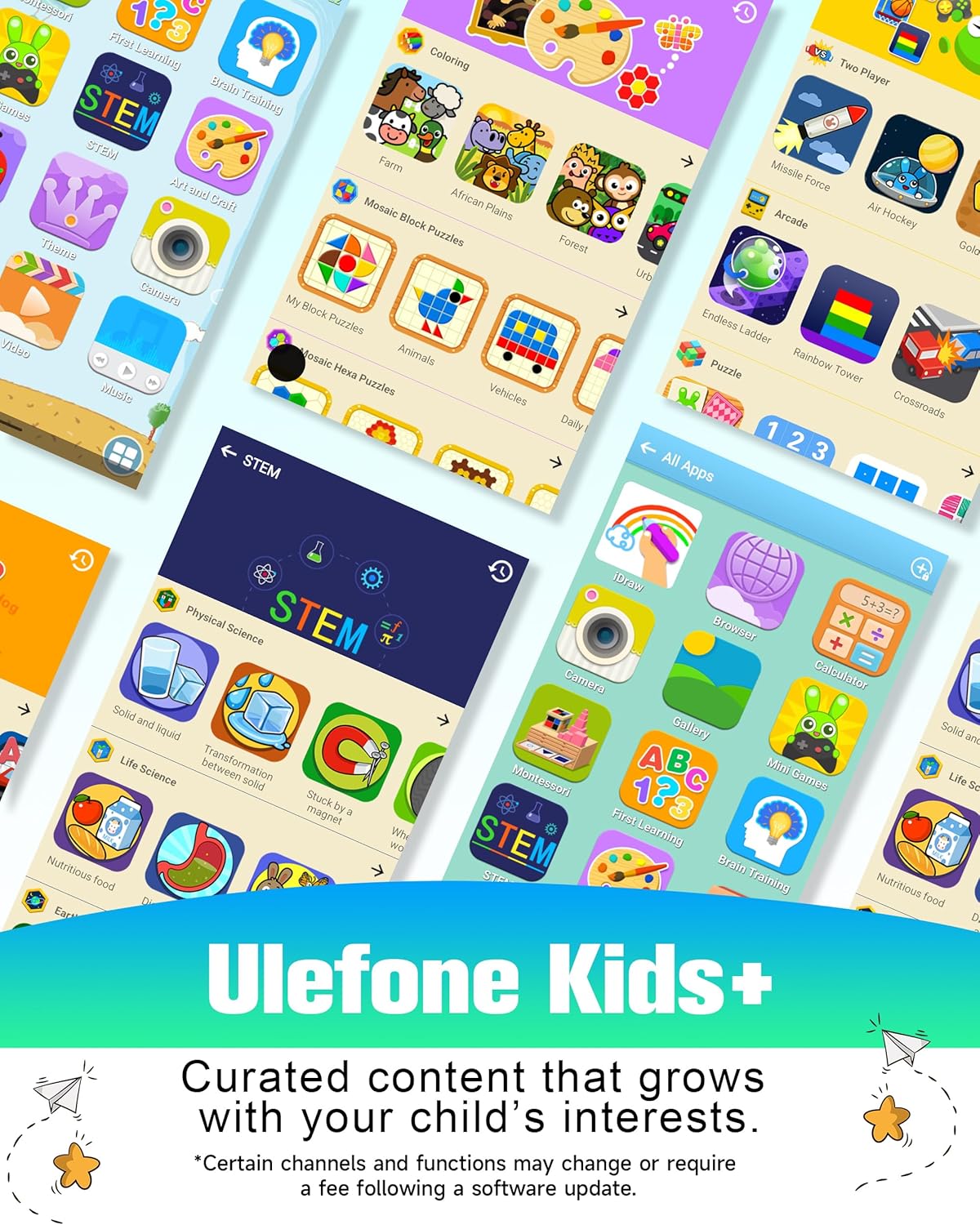 Ulefone A9 Pro I Kids Tablet with AI Learning encalife