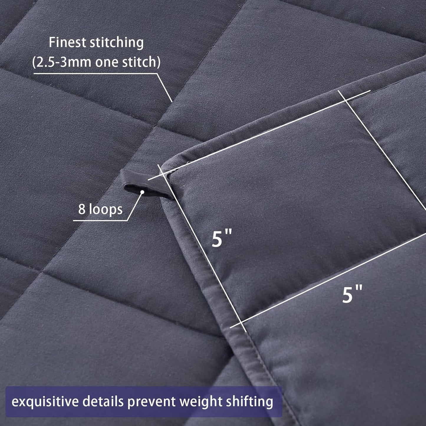 Cooling Weighted Blanket For Deep Restful Sleep encalife