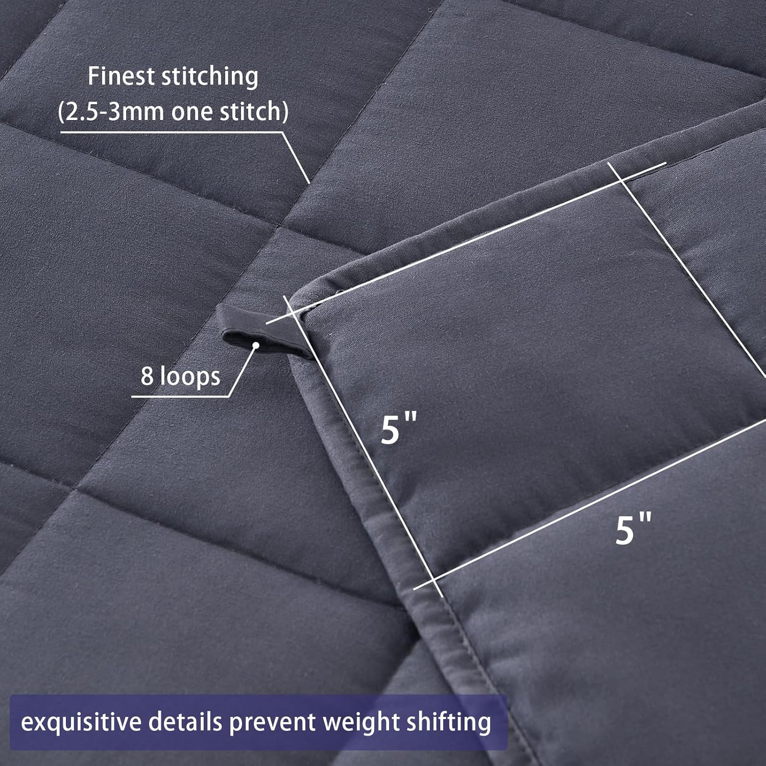 Cooling Weighted Blanket For Deep Restful Sleep encalife