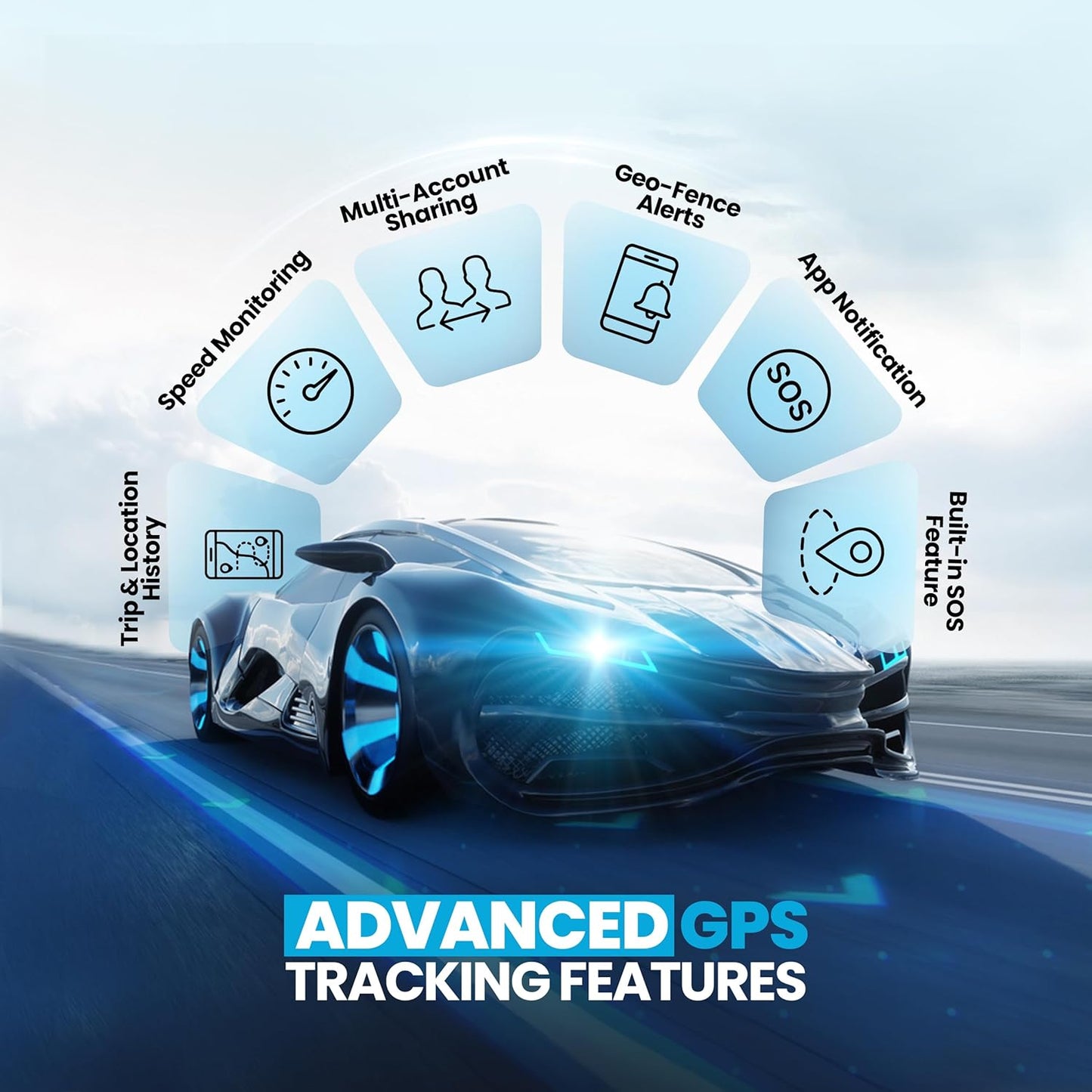 GPS 4G Real-Time Magnetic Vehicle Tracker Anti-Theft encalife