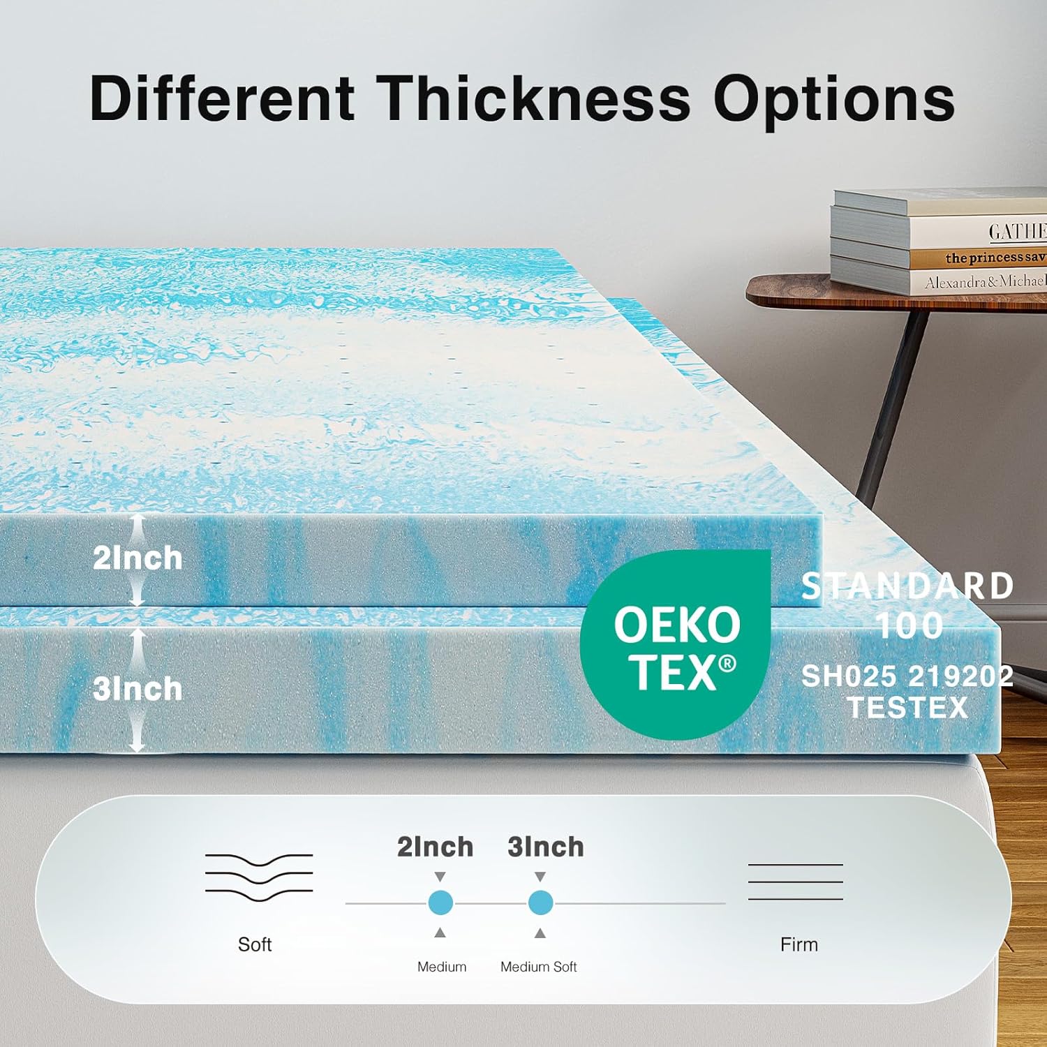 Queen Mattress Topper encalife