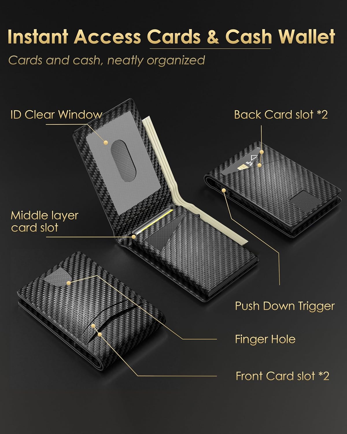 RFID Wallets for Men I 2026 Slim Bifold encalife