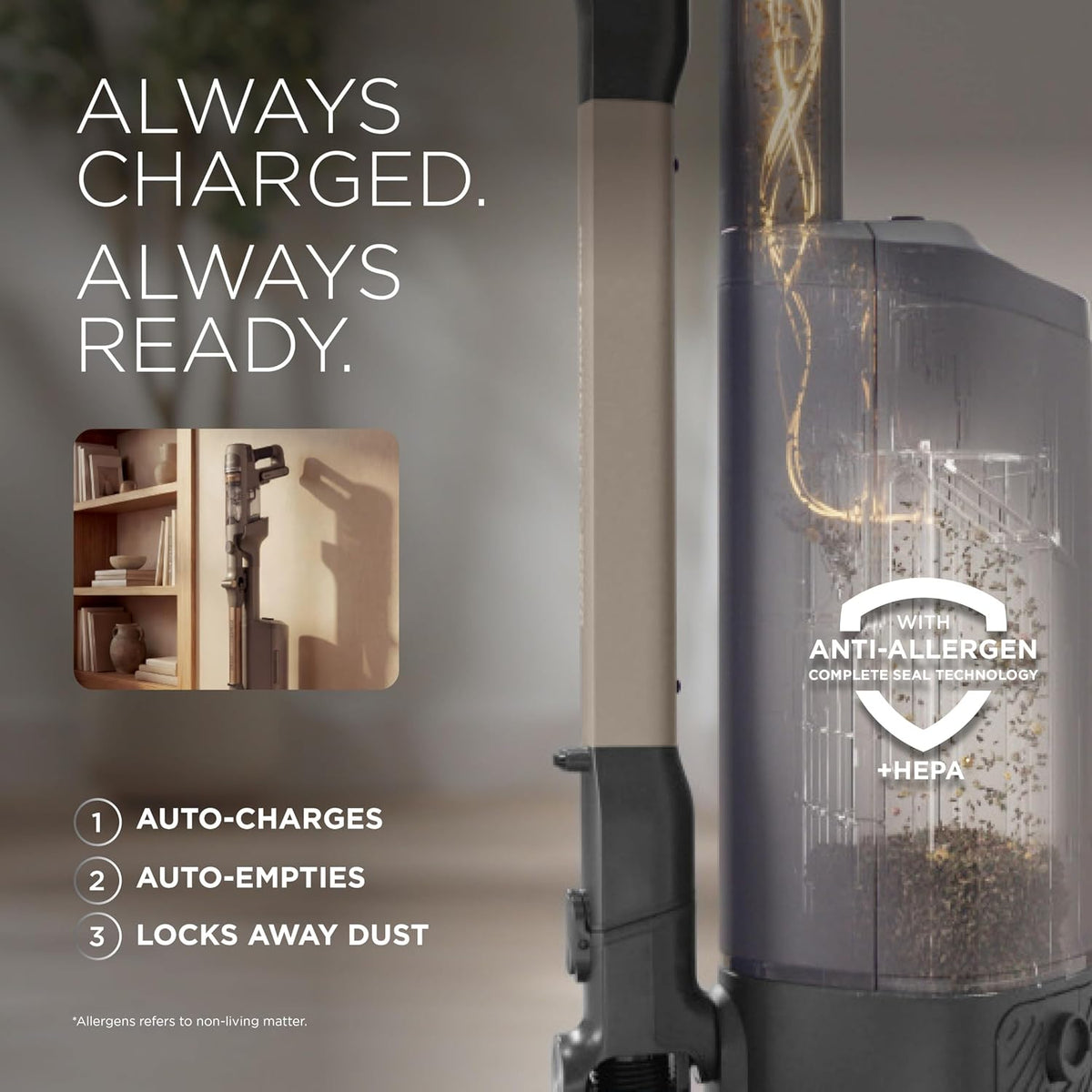 Smart Self Emptying Cordless Vacuum Cleaner encalife