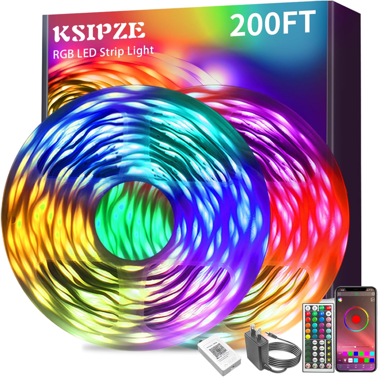 RGB Lighting Strip Lights for Bedroom Decor encalife