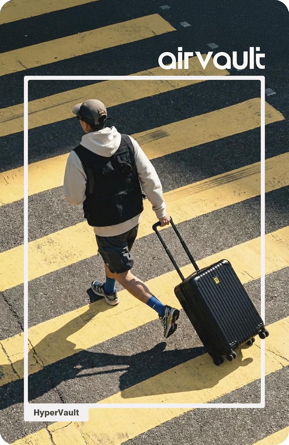 60L Vacuum Compression Carry-On Suitcase USB TSA encalife