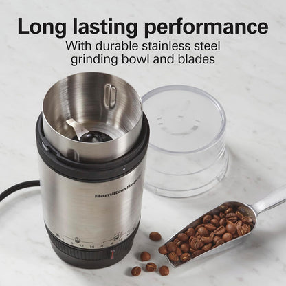 Adjustable Coffee Grinder – 4–14 Cups encalife
