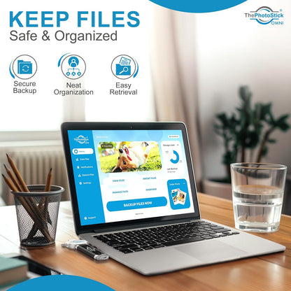128GB Photo Backup Flash Drive for Devices encalife