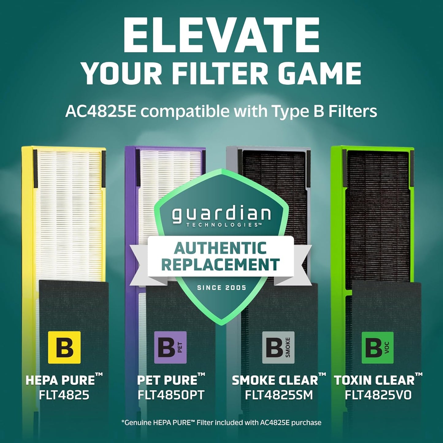 Large Room HEPA Air Purifier | UV & Odor Control encalife