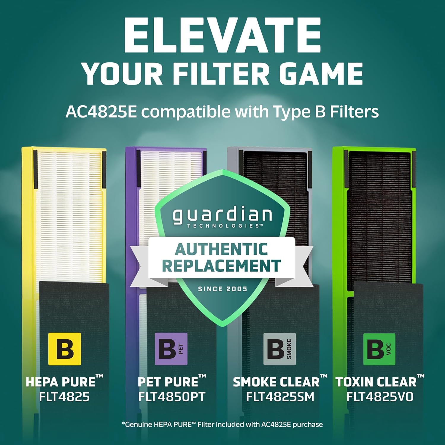Large Room HEPA Air Purifier | UV & Odor Control encalife