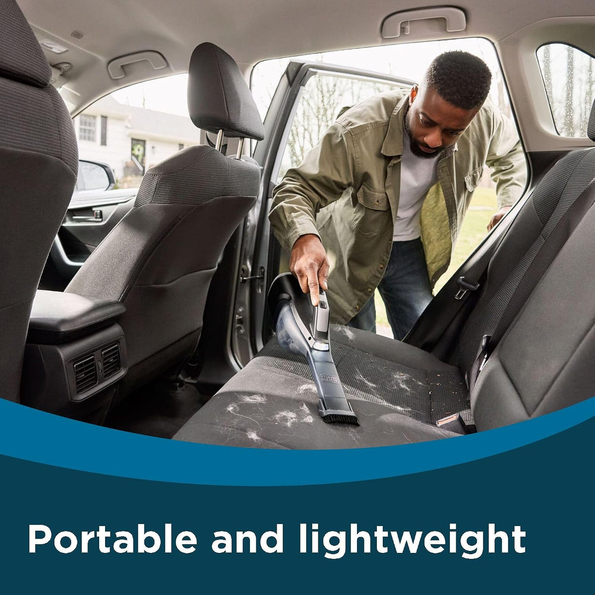 Cordless Handheld Car Vacuum With LED Light encalife