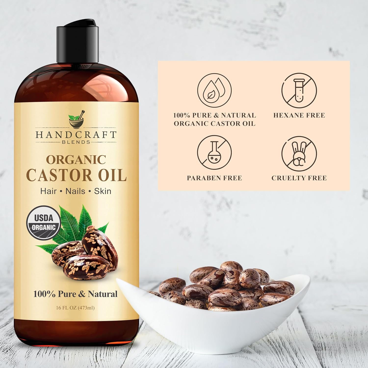 Organic Castor Oil Pack Wrap for Relaxation Recovery encalife