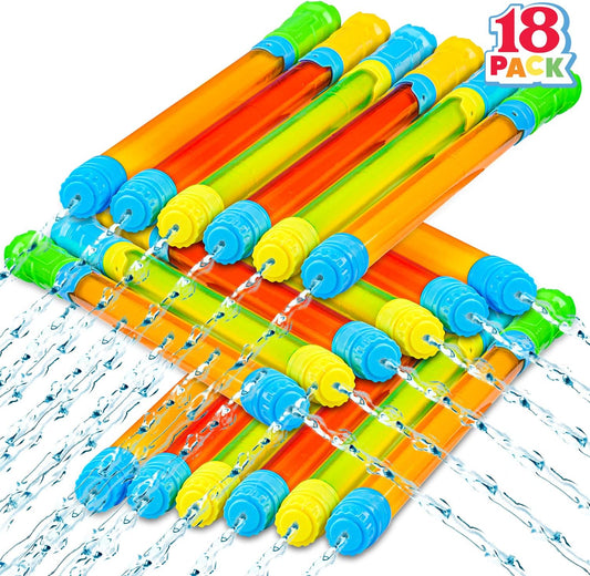 JOYIN 18 Pack Water Guns I 16.5” Squirt Blasters