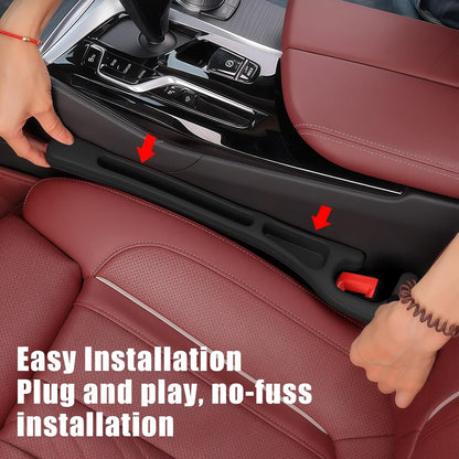 Car Seat Gap Filler Organizer 2 Pack encalife