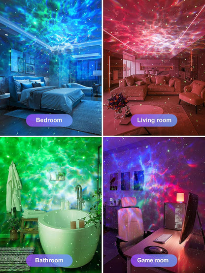 4-in-1 Galaxy Projector Starry Sky Night Light encalife