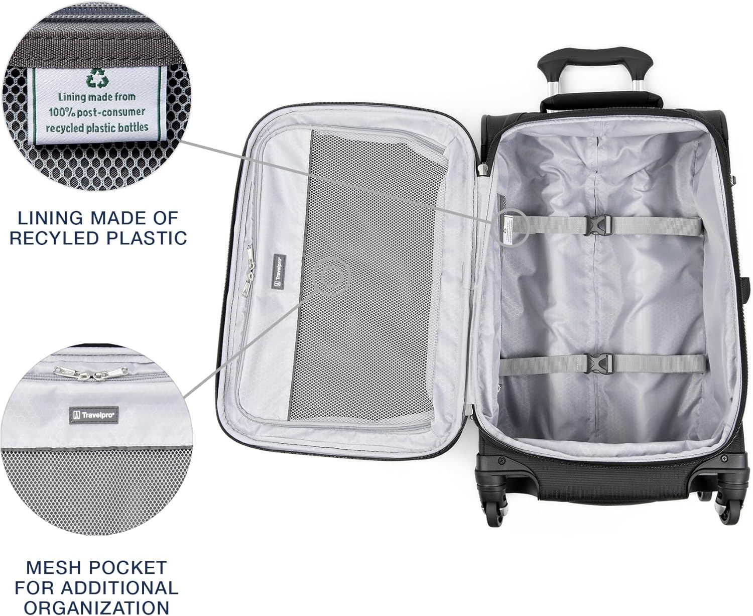 Maxlite 5 Carry-On Luggage I Lightweight Expandable Spinner encalife