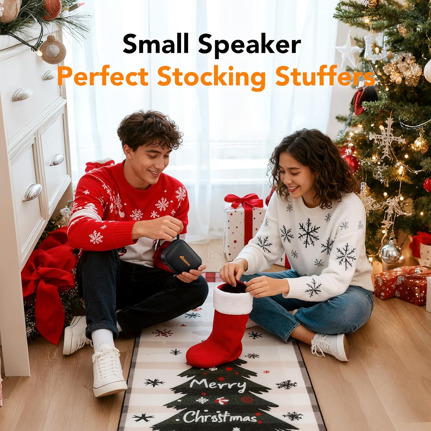 Powerful 10W Waterproof Bluetooth Speaker With Lights encalife