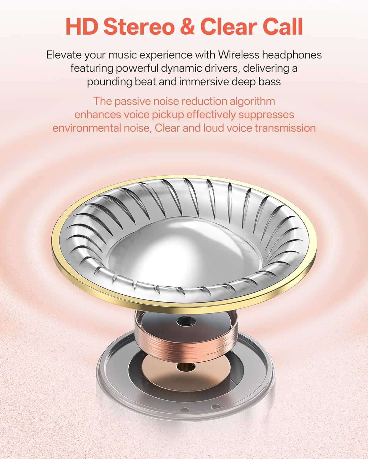 Neckband Bluetooth Headphones with 80H Playtime encalife
