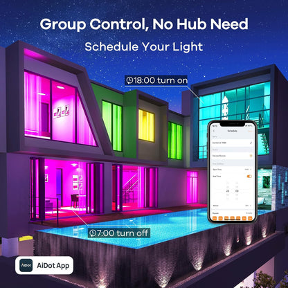 RGB Lighting Smart WiFi Color Changing Bulb encalife