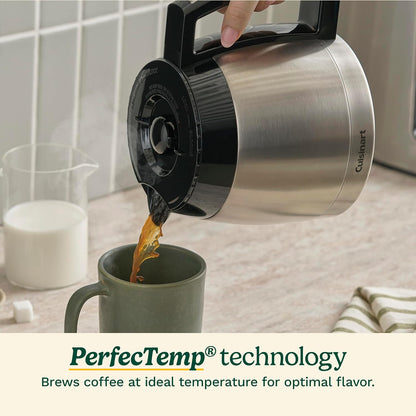 12-Cup Programmable Thermal Carafe Drip Coffee Maker encalife