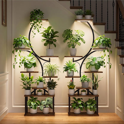 Grow lights for indoor plant | 2-Pack Plant Stand encalife