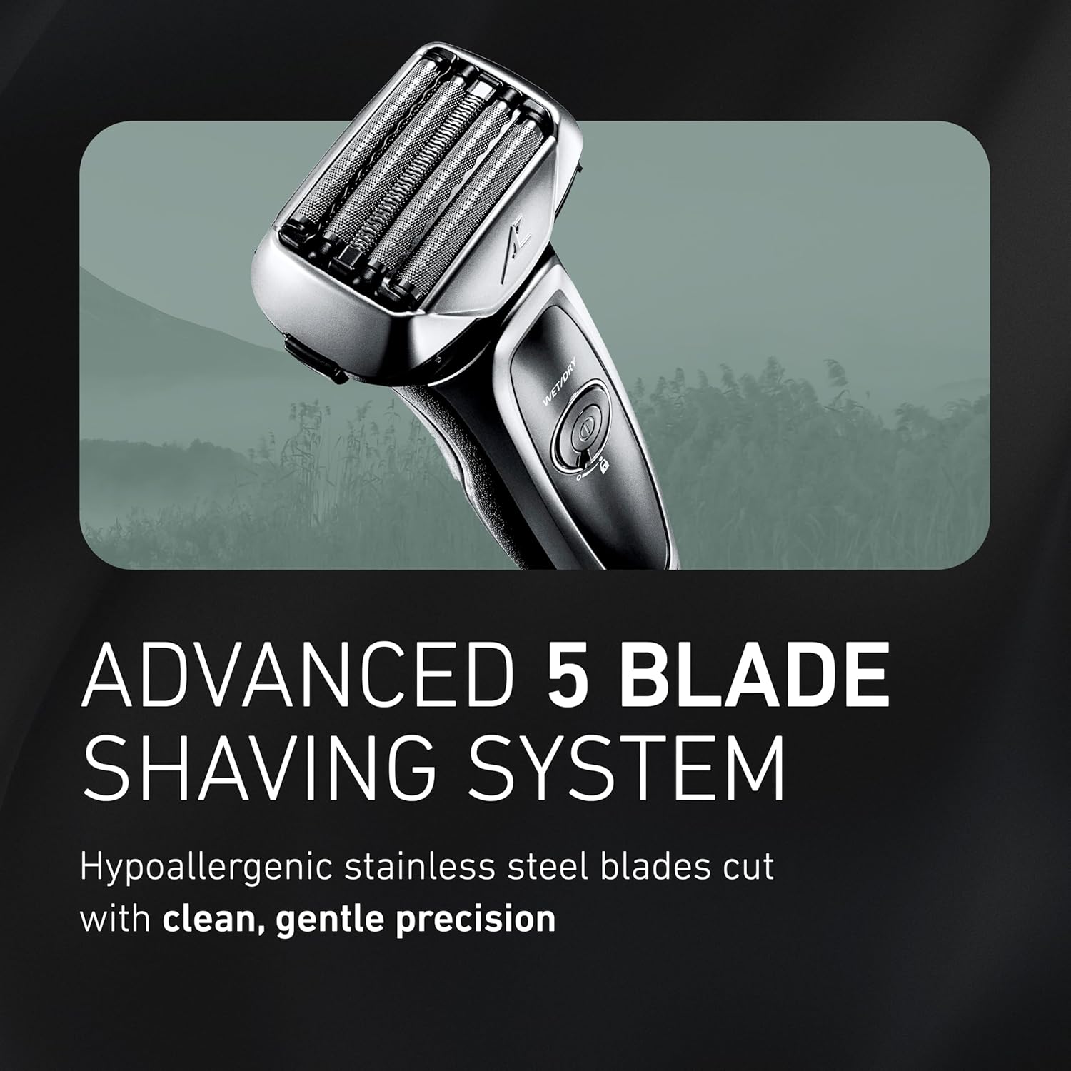 Panasonic ARC5 Electric Razor Men Five-Blade Wet Dry Shaver encalife